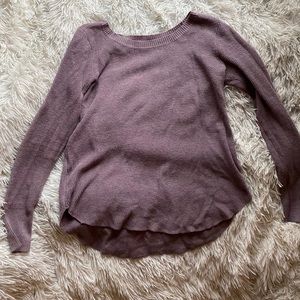American eagle light purple sweater